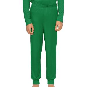 imageSTRETCH IS COMFORT Youth Boys Cuffed Lounge Pants  Soft Knit Joggers  PullOn Soft Bottoms  Relaxed Everyday Fit  416Kelly Green