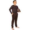 imageSTRETCH IS COMFORT Boys and Mens Slim Fit Jogger Play PantsDark Brown Set