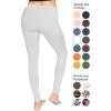 imageSTRETCH IS COMFORT Womens and Plus Size Oh So Soft Full and Knee Length Leggings  Basic Essentials  Small to 7XHeather Gray