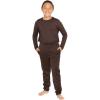 imageSTRETCH IS COMFORT Boys and Mens Slim Fit Jogger Play PantsDark Brown Set