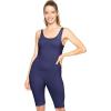 imageSTRETCH IS COMFORT Womens Tank Unitard BIKETARD Navy Blue XLarge