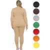 imageSTRETCH IS COMFORT Womens Oh So Soft Crew Neck Long Sleeve ampamp Leggings Set  Stretch 2Piece Outfit  Regular ampamp Plus Size S5XBeige