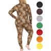 imageSTRETCH IS COMFORT Womens Oh So Soft Crew Neck Long Sleeve ampamp Leggings Set  Stretch 2Piece Outfit  Regular ampamp Plus Size S5XBrown Cheetah