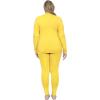 imageSTRETCH IS COMFORT Womens Oh So Soft Crew Neck Long Sleeve ampamp Leggings Set  Stretch 2Piece Outfit  Regular ampamp Plus Size S5XYellow