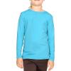 imageSTRETCH IS COMFORT Youth Girls Oh So Soft Long Sleeve Crew Neck Top  Sizes 216  Essential BasicsTurquoise