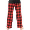 imageSTRETCH IS COMFORT Oh So Soft Youth Girls Prints LeggingsRed Plaid Straight Leg