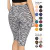 imageSTRETCH IS COMFORT Womens and Plus Size Oh So Soft Knee ampamp Full Length Leggings  Lots of Prints  Adult Sizes S7XBlack Spacedye