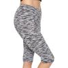 imageSTRETCH IS COMFORT Womens and Plus Size Oh So Soft Knee ampamp Full Length Leggings  Lots of Prints  Adult Sizes S7XBlack Spacedye
