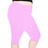 imageSTRETCH IS COMFORT Womens and Plus Size Oh So Soft Knee ampamp Full Length Leggings  Lots of Prints  Adult Sizes S7XPink Daisies
