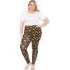 imageSTRETCH IS COMFORT Womens and Plus Size Oh So Soft Knee ampamp Full Length Leggings  Lots of Prints  Adult Sizes S7XPumpkin Patch