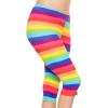 imageSTRETCH IS COMFORT Womens and Plus Size Oh So Soft Knee ampamp Full Length Leggings  Lots of Prints  Adult Sizes S7XRainbow
