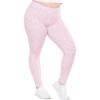 imageSTRETCH IS COMFORT Womens and Plus Size Oh So Soft Knee ampamp Full Length Leggings  Lots of Prints  Adult Sizes S7XPink Gingham