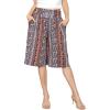 imageWomens Straight Leg and Flowy Gaucho Pants with Pockets  Small5XBoho Natural Floral