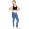 imageSTRETCH IS COMFORT Girls Cotton Footless Leggings  Stretchy  Size 216Light Navy