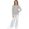 imageSTRETCH IS COMFORT Girls Print Classic Crew Neck Short and Long Sleeves Tee Shirt  Soft Everyday Basic Top  2T16Nautical Black Stripes Stripes