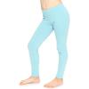 imageSTRETCH IS COMFORT Girls Cotton Footless Leggings  Stretchy  Size 216Sky Blue