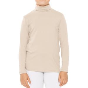 imageSTRETCH IS COMFORT Girls Oh So Soft Long Sleeve Turtleneck  Youth Size 216Cream