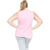 imageSTRETCH IS COMFORT Womens Plus Oh So Soft Sleeveless Mock Neck Top  Perfectly Stylish Cozy Essential for Everyday XS5XLPink Daisies