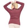 imageSTRETCH IS COMFORT Womens Plus Size Long Sleeve and Sleeveless Turtleneck  XL  7XBurgundy