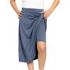 imageGirls ALine Skirt with Builtin Shorts  3 Lengths to Choose from Short Knee and Midi  Size 416Light Navy
