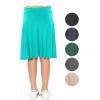 imageGirls ALine Skirt with Builtin Shorts  3 Lengths to Choose from Short Knee and Midi  Size 416Turquoise