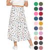 imageSTRETCH IS COMFORT Youth Girls Flowy ALine Skirt Knee Length and Ankle Length  Kids  Sizes 416Butterfly