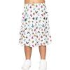 imageSTRETCH IS COMFORT Youth Girls Flowy ALine Skirt Knee Length and Ankle Length  Kids  Sizes 416Butterfly