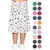 imageSTRETCH IS COMFORT Youth Girls Flowy ALine Skirt Knee Length and Ankle Length  Kids  Sizes 416Butterfly