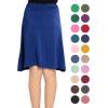 imageSTRETCH IS COMFORT Youth Girls Flowy ALine Skirt Knee Length and Ankle Length  Kids  Sizes 416Royal Blue