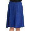 imageSTRETCH IS COMFORT Youth Girls Flowy ALine Skirt Knee Length and Ankle Length  Kids  Sizes 416Royal Blue