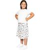 imageSTRETCH IS COMFORT Youth Girls Flowy Knee ampamp Ankle Length Skirt with Ruched Waistband  Soft and Lightweight  XS16Butterfly