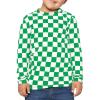 imageSTRETCH IS COMFORT Boys and Mens Oh So Soft Long Sleeve Top  Youth SAdult 3XCheckered Green