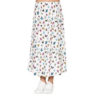 imageSTRETCH IS COMFORT Youth Girls Flowy ALine Skirt Knee Length and Ankle Length  Kids  Sizes 416Butterfly