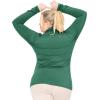 imageSTRETCH IS COMFORT Womens Oh So Soft Warm Long Sleeve Turtleneck TopHunter Green