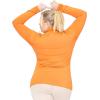 imageSTRETCH IS COMFORT Womens Oh So Soft Warm Long Sleeve Turtleneck TopOrange