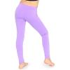 imageSTRETCH IS COMFORT Oh So Soft Solid Youth Girls Leggings  Comfortable Fit for Everyday Activities  Size 216Lavender