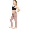 imageSTRETCH IS COMFORT Oh So Soft Solid Youth Girls Leggings  Comfortable Fit for Everyday Activities  Size 216Mocha