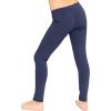 imageSTRETCH IS COMFORT Oh So Soft Solid Youth Girls Leggings  Comfortable Fit for Everyday Activities  Size 216Navy Blue