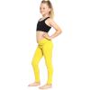 imageSTRETCH IS COMFORT Oh So Soft Solid Youth Girls Leggings  Comfortable Fit for Everyday Activities  Size 216Yellow