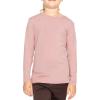 imageSTRETCH IS COMFORT Youth Girls Oh So Soft Long Sleeve Crew Neck Top  Sizes 216  Essential BasicsLight Mauve
