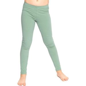 imageSTRETCH IS COMFORT Oh So Soft Solid Youth Girls Leggings  Comfortable Fit for Everyday Activities  Size 216Sage Green
