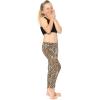 imageSTRETCH IS COMFORT Girls Cotton Footless Leggings Set of 3 Pieces  Stretchy  Size 214White  Zebra  Brown Cheetah