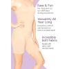 imageSTRETCH IS COMFORT Womens Cotton Camisole Unitard Shorties Navy Blue Large
