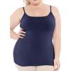imageOh So Soft Spaghetti Strap Camisole Long Tank  Women Plus