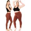imageOh So Soft Womens Plus Size Knee Length and Full Length Leggings  XLarge  7XAlmond