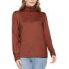 imageSTRETCH IS COMFORT Womens and Plus Relaxed and Regular Turtleneck  XS 7XAlmond