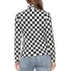 imageSTRETCH IS COMFORT Womens and Plus Relaxed and Regular Turtleneck  XS 7XCheckered Black and White