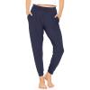 imageSTRETCH IS COMFORT Womens Cuffed Pleated Joggers Navy Blue Medium