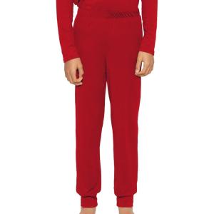 imageSTRETCH IS COMFORT Youth Boys Cuffed Lounge Pants  Soft Knit Joggers  PullOn Soft Bottoms  Relaxed Everyday Fit  416Red