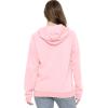 image:imageSTRETCH IS COMFORT Womens and Plus Side Soft Hoodie with Extra Side Seam Zippered Pocket  Cozy and Functional  S5XNew York Light Pink